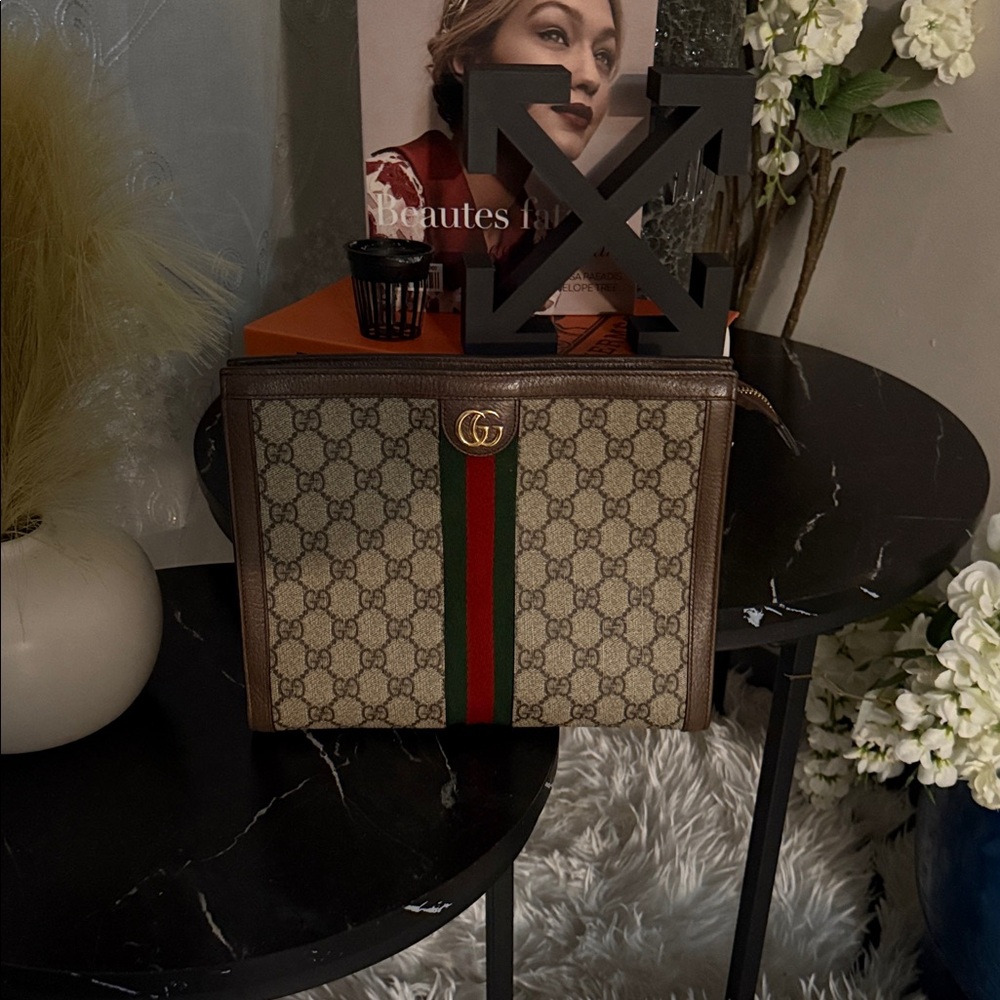 Gucci Beige and Brown Mini Bag